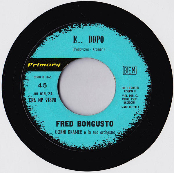 Fred Bongusto : Amore Fermati...  (7")