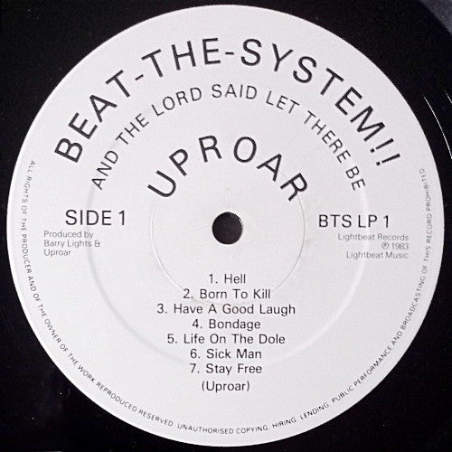 Uproar (2) : And The Lord Said "Let There Be !" (LP, Album)