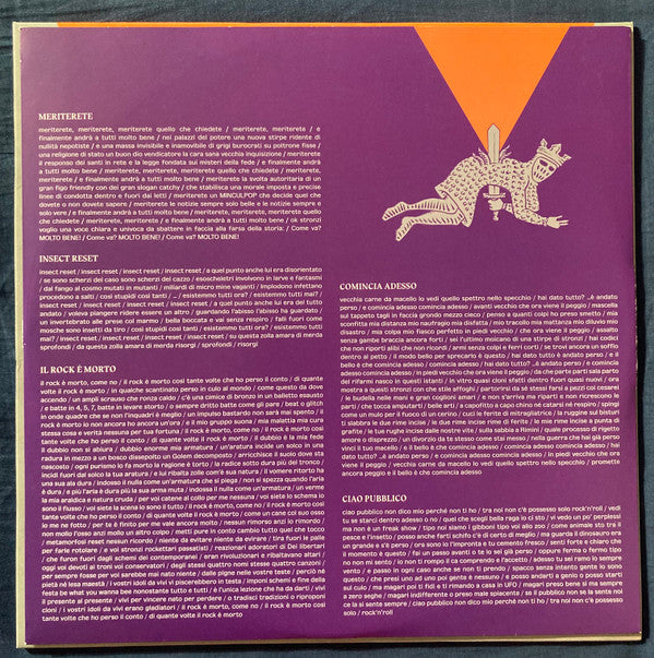 Bachi Da Pietra : Reset (LP, Album, Ora)