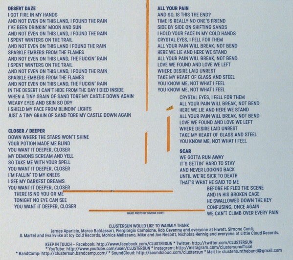 Clustersun : Avalanche (CD, Album)