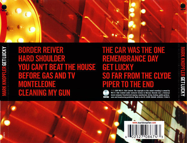 Mark Knopfler : Get Lucky (CD, Album, Yel)