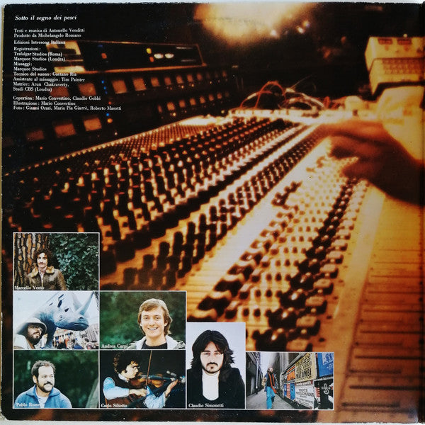 Antonello Venditti : Sotto Il Segno Dei Pesci (LP, Album, Gat)