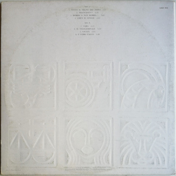 Antonello Venditti : Sotto Il Segno Dei Pesci (LP, Album, Gat)