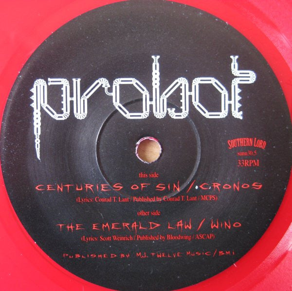 Probot : Centuries Of Sin (7", Single, Ltd, Red)