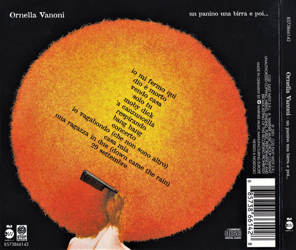 Ornella Vanoni : Un Panino Una Birra E Poi... (CD, Album, Dig)