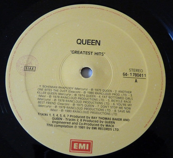 Queen : Greatest Hits (LP, Comp, RE)