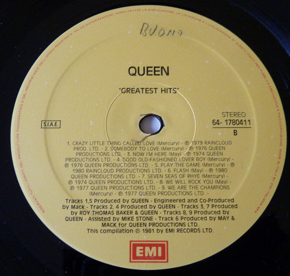 Queen : Greatest Hits (LP, Comp, RE)