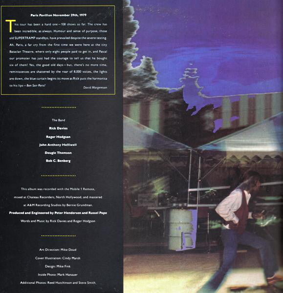 Supertramp : Paris (2xLP, Album, Gat)