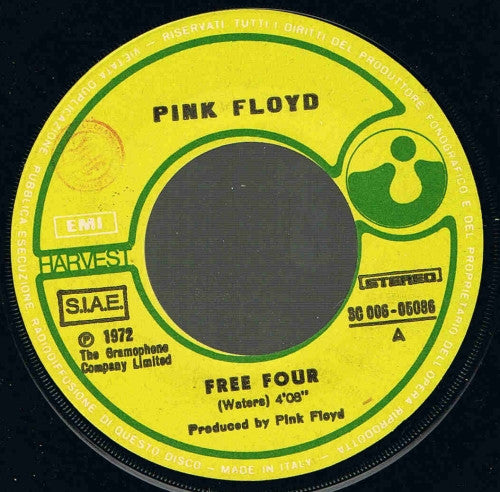 Pink Floyd : Free Four (7", Single)
