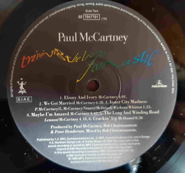 Paul McCartney : Tripping The Live Fantastic (3xLP, Album)