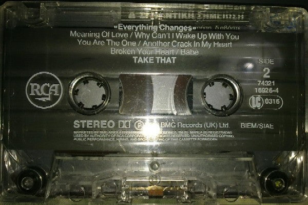Take That : Everything Changes (Cass, Album)