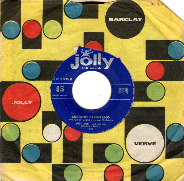 Adriano Celentano Con Giulio Libano E La Sua Orchestra* : 24Mila Baci (7", Single, Com)
