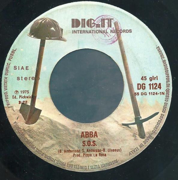 ABBA : S.O.S. / Mamma Mia (7", Single)