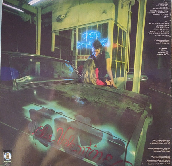 Tom Waits : Blue Valentine (LP, Album, RE, Gat)