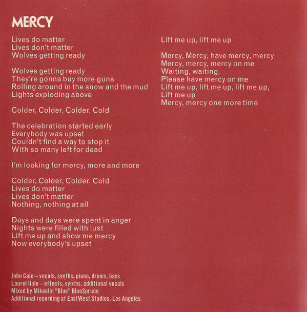 John Cale : Mercy (CD, Album)