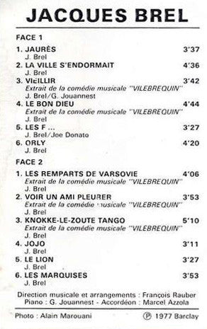 Jacques Brel : Brel (Cass, Album, RE)