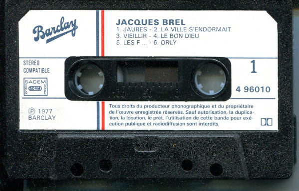 Jacques Brel : Brel (Cass, Album, RE)