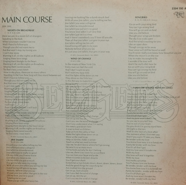 Bee Gees : Main Course (LP, Album)