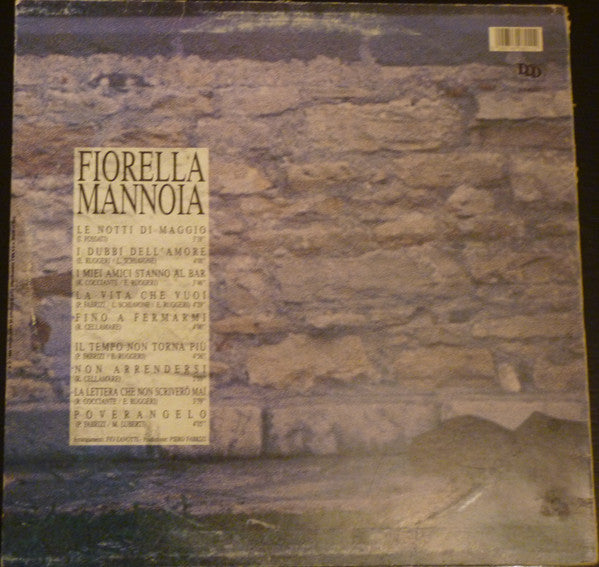 Fiorella Mannoia : Canzoni Per Parlare (LP, Album)