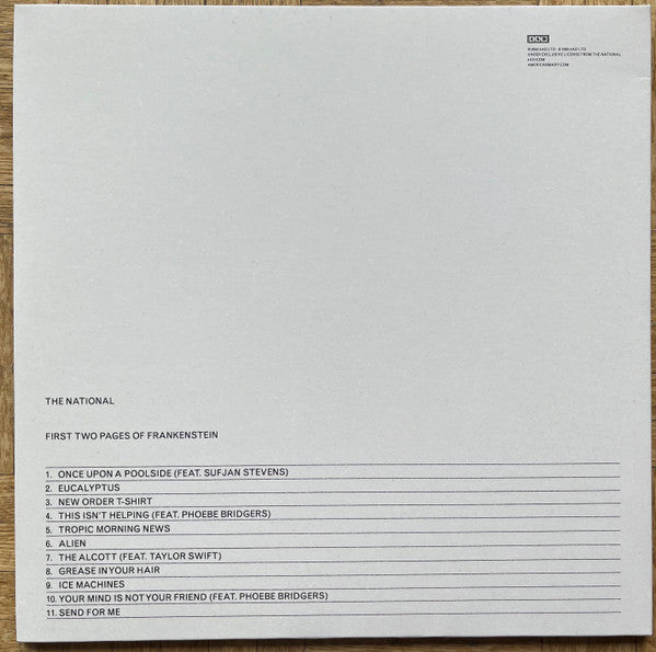 The National : First Two Pages Of Frankenstein (LP, Album)
