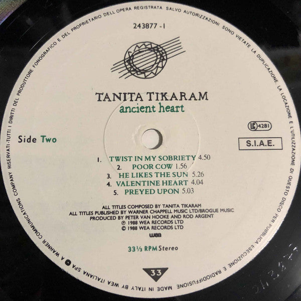Tanita Tikaram : Ancient Heart (LP, Album)