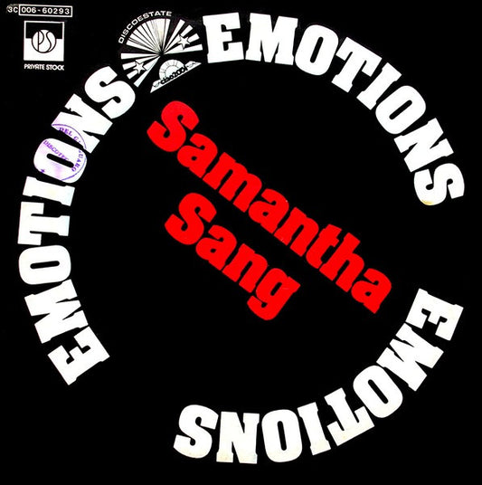 Samantha Sang : Emotions (7", Single)