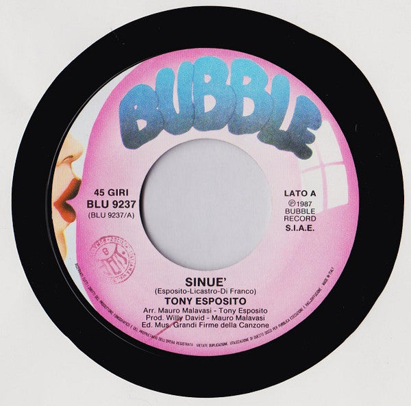 Tony Esposito : Sinuè (7", Single)