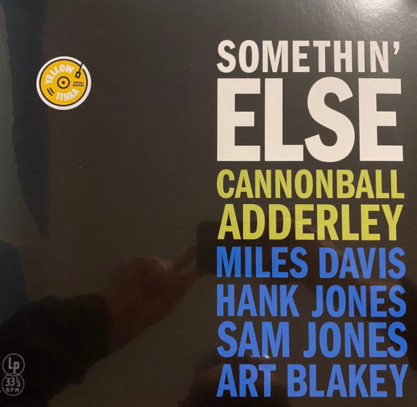 Cannonball Adderley : Somethin’ Else (LP, S/Edition, Yel)