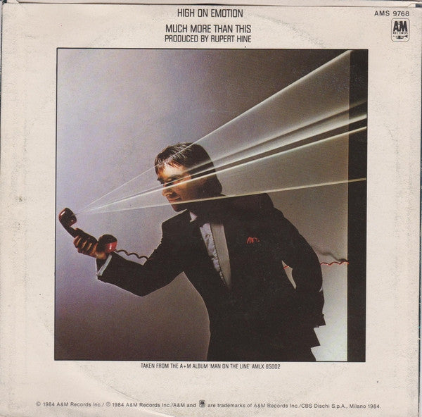 Chris De Burgh : High On Emotion (7", Single)