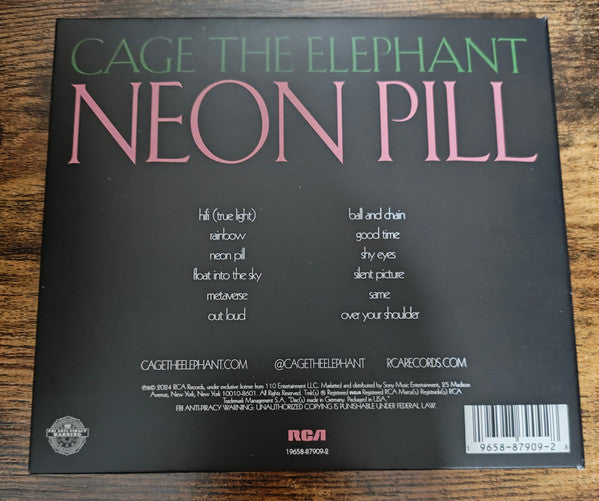 Cage The Elephant : Neon Pill (CD, Album)