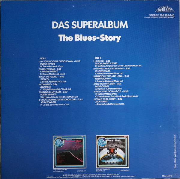 Various : The Blues-Story (LP, Comp)