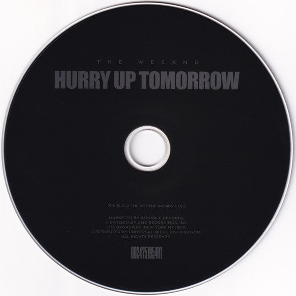 The Weeknd : Hurry Up Tomorrow (CD, Album)