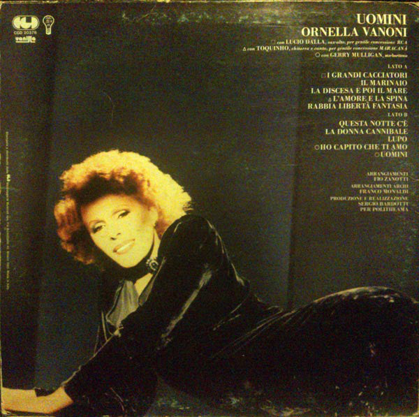 Ornella Vanoni : Uomini (LP, Album)