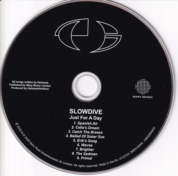Slowdive : Just For A Day (CD, Album, RE, Dig)