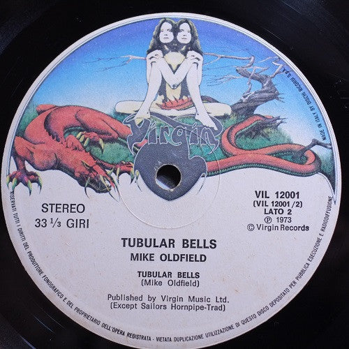 Mike Oldfield : Tubular Bells (LP, Album, RP)