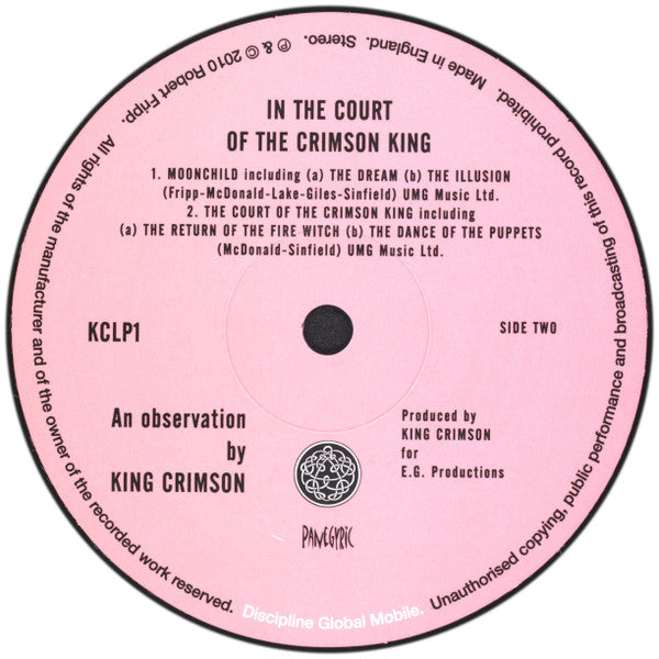 King Crimson : In The Court Of The Crimson King (LP, Album, RE, RP, 200)
