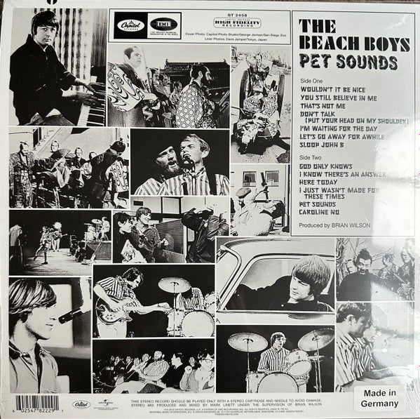 The Beach Boys : Pet Sounds (LP, Album, RE)