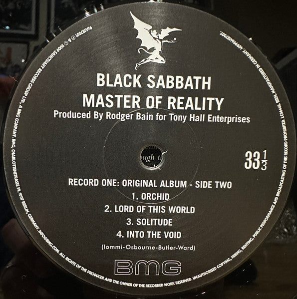 Black Sabbath : Master Of Reality (LP, Album, RE, RM + LP, RM)