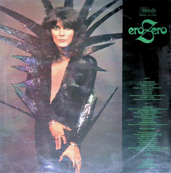 Renato Zero : EroZero (LP, Album, No )
