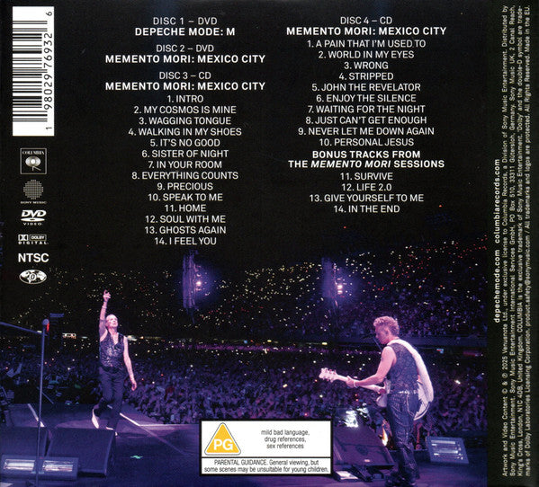 Depeche Mode : M (2xDVD-V, Multichannel, NTSC + 2xCD, Album + Dlx)