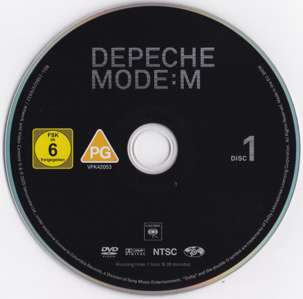 Depeche Mode : M (2xDVD-V, Multichannel, NTSC + 2xCD, Album + Dlx)