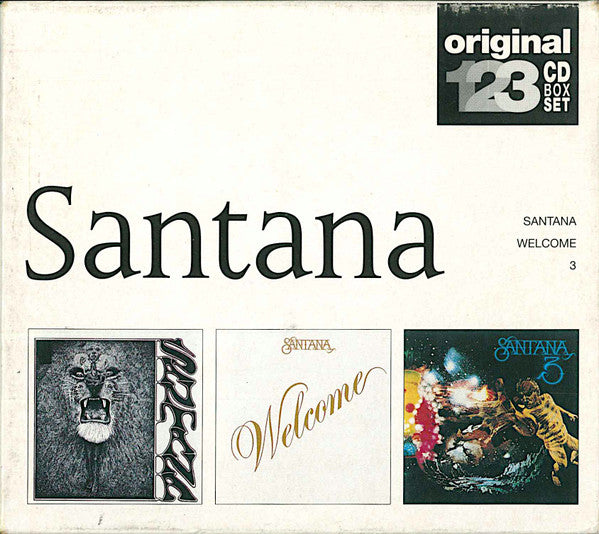 Santana : Santana / Welcome / 3 (3xCD, RE + Box, Comp)