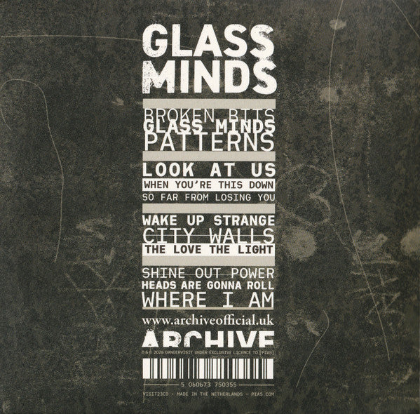 Archive : Glass Minds (CD, Album, Dig)