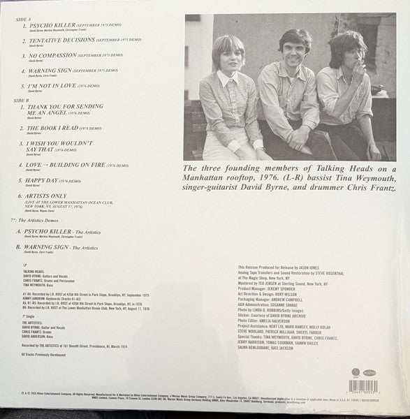 Talking Heads : Tentative Decisions: Demos & Live (LP + 7" + Comp, RE)