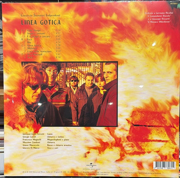 Consorzio Suonatori Indipendenti* : Linea Gotica (2xLP, Album, RE, Tra)