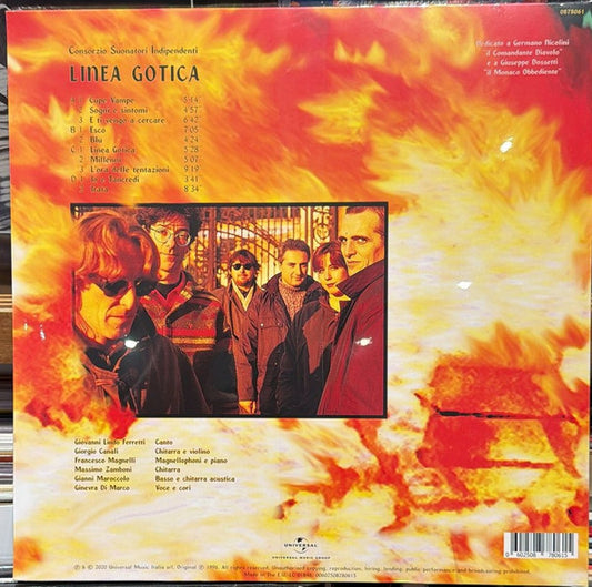 Consorzio Suonatori Indipendenti* : Linea Gotica (2xLP, Album, RE, Tra)
