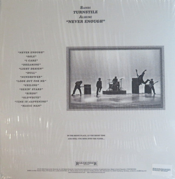 Turnstile (2) : Never Enough (LP, Album)