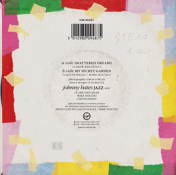 Johnny Hates Jazz : Shattered Dreams (7")