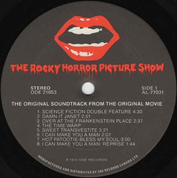 "The Rocky Horror Picture Show" Original Cast : The Rocky Horror Picture Show (LP, Album, RE, Don)