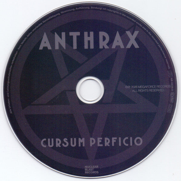 Anthrax : Cursum Perficio (CD, Album, Dig)